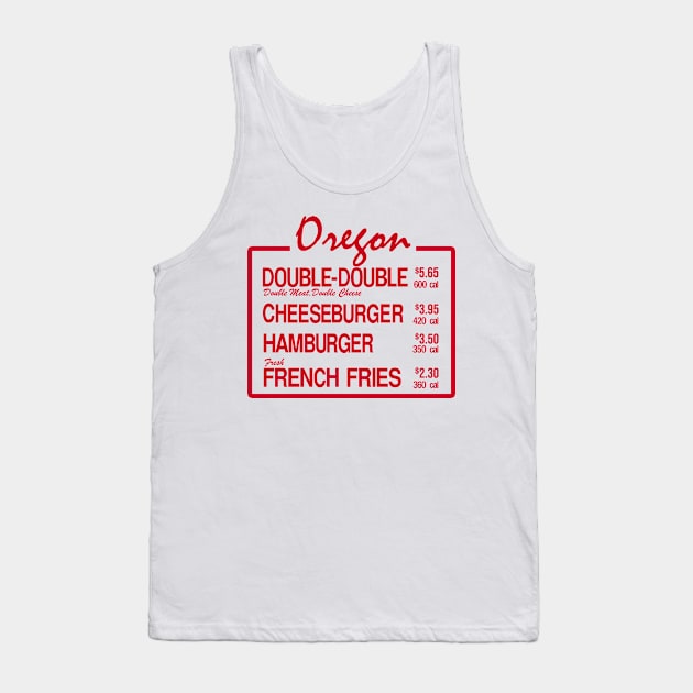 Oregon Burger Tank Top by Meat Beat